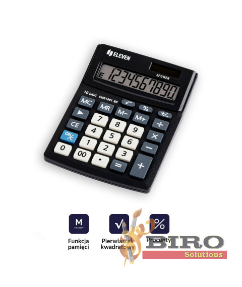 Calculator Eleven CMB1001BK, 10 cifre, negru (137*102*31 mm)
